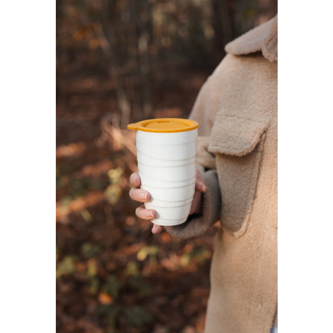 Thermo Mug Striped 200ml White